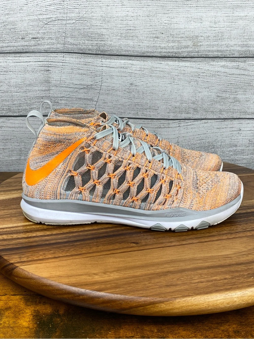 Nike Train Ultrafast Flyknit Bright Citrus CrossFit Trainer Men’s Shoe Size 8